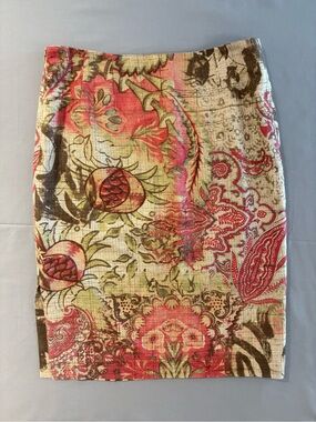 Garfield & Marks Floral Damask Pencil Skirt Size 10